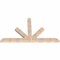Ekena Millwork Saratoga Smooth Timber Gable Bracket, Douglas Fir, 84"W x 49"H x 3 1/2"D x 5 1/2"F, 14/12 Pitch GBW084X49X0406SAR00SDF - alternate 3